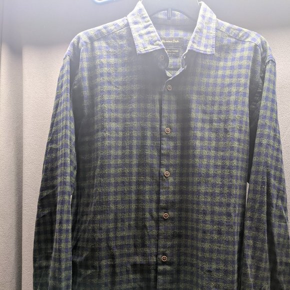 Mossimo Dutti Long Sleeve Button Down Collared Shirt Mens XL - Picture 1 of 3